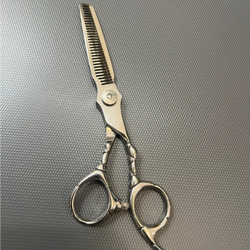 Professional Silver Hair Thinning Scissors